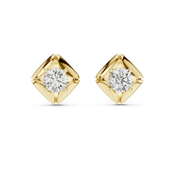 Golden_The_Bhaavya_Swirl_Solitaire_Studs_For_Women_|_92.5_Sterling_Silver