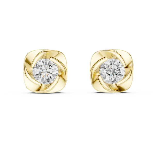 Golden_The_Chatura_Solitaire_Studs_For_Women_|_92.5_Sterling_Silver