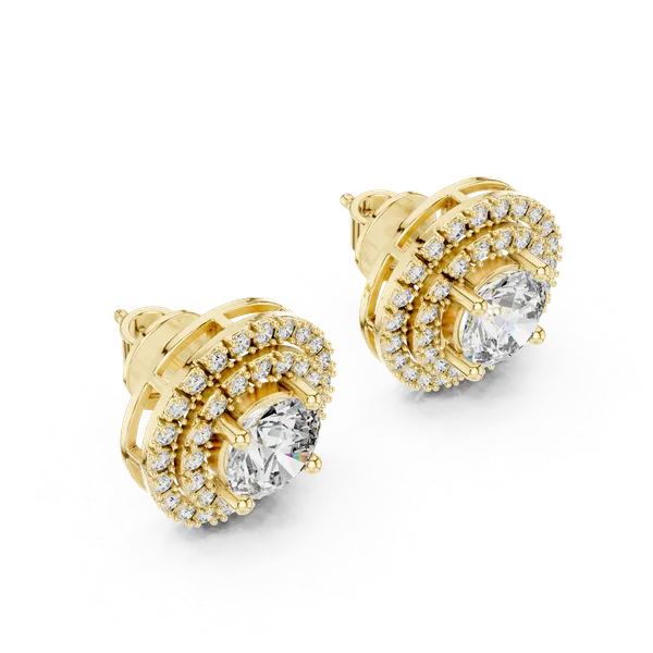 Golden_The_Indrani_Tiered_Diamond_Studs_For_Women_|_92.5_Sterling_Silver