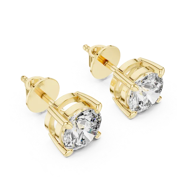 Golden_The_Kamini_Marquise_Solitaire_Studs_For_Women_|_92.5_Sterling_Silver