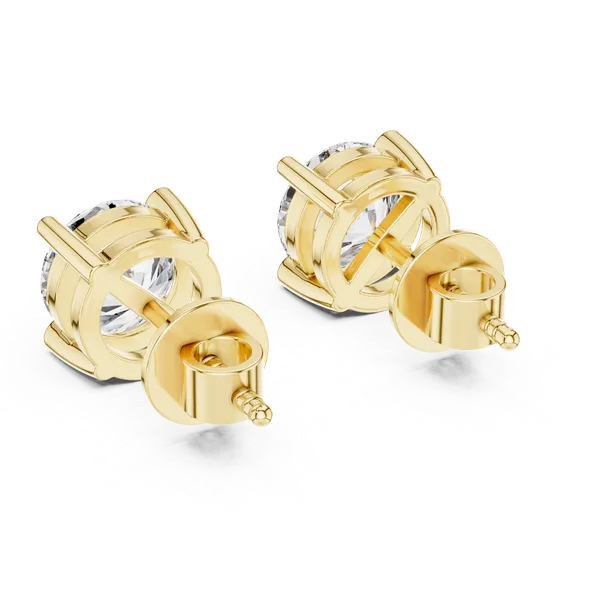 Golden_The_Kamini_Marquise_Solitaire_Studs_For_Women_|_92.5_Sterling_Silver