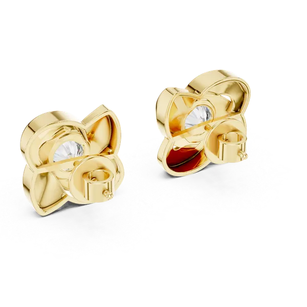 Golden_The_Manjari_Solitaire_Studs_For_Women_|_92.5_Sterling_Silver
