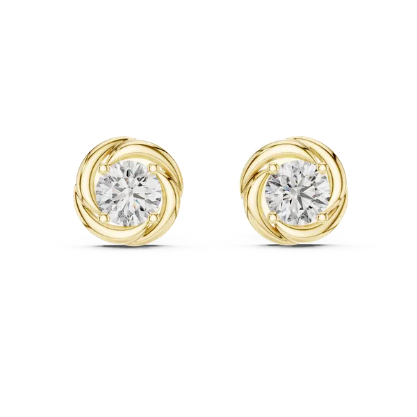 Golden_The_Nitya_Solitaire_Studs_For_Women_|_92.5_Sterling_Silver