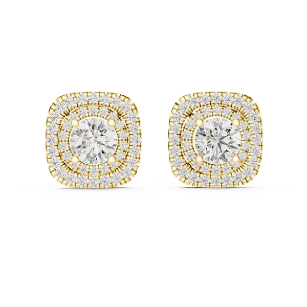 Golden_The_Rajwada_Double_Halo_Studs_For_Women_|_92.5_Sterling_Silver