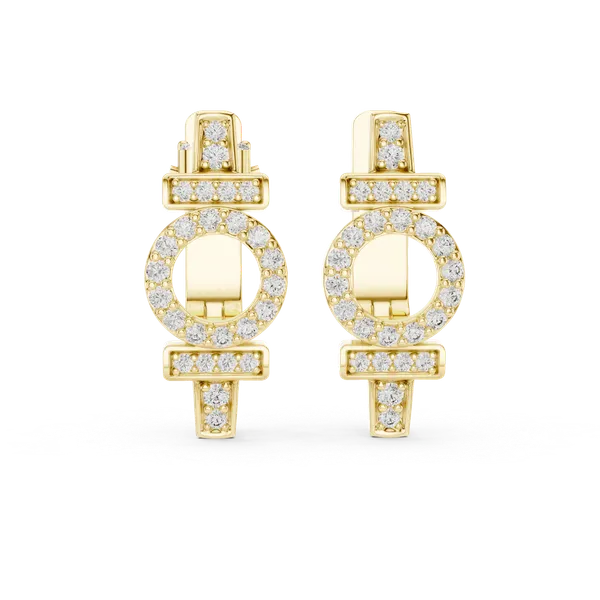 Golden_The_'Aakriti_Link'_925_Sterling_Silver_Dangler_Earrings__For_Women_|_92.5_Sterling_Silver