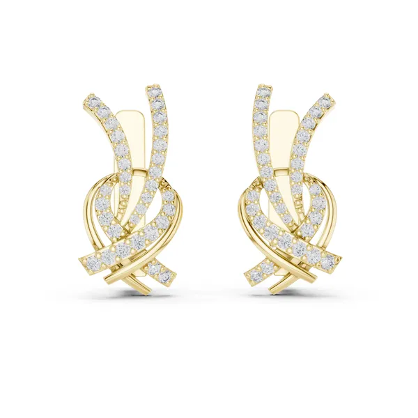 Golden_The_'Aakriti_Link'_925_Sterling_Silver_Dangler_Earrings__For_Women_|_92.5_Sterling_Silver