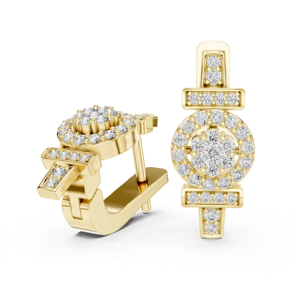 Golden_The_'Aakriti_Link'_925_Sterling_Silver_Dangler_Earrings__For_Women_|_92.5_Sterling_Silver