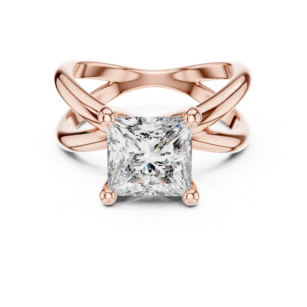 Rose_Gold_The_'Ananta'_Architectural_Solitaire_Ring_For_Women_|_92.5_Sterling_Silver