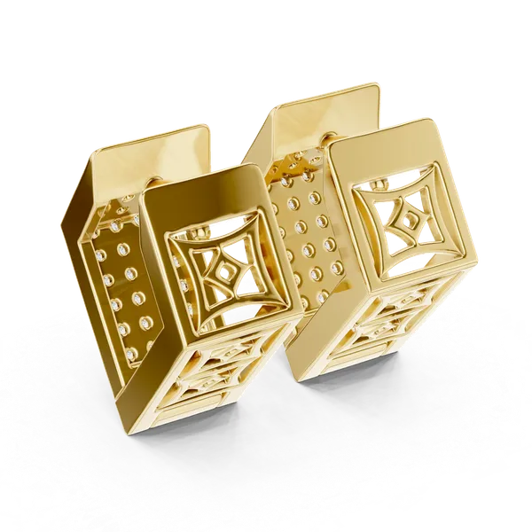 Golden_The_'Aura_Pave'_925_Sterling_Silver_Geo-Hoops__For_Women_|_92.5_Sterling_Silver