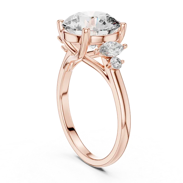 Rose_Gold_The_'Celestial_Stream'_Rose_Gold_Bypass_Solitaire_Ring_For_Women_|_92.5_Sterling_Silver