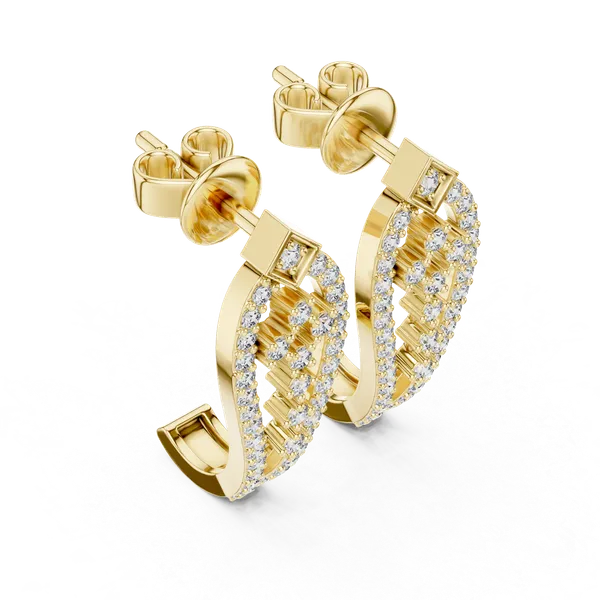 Golden_The_'Chakra_Link'_925_Sterling_Silver_Geometric_Hoops__For_Women_|_92.5_Sterling_Silver