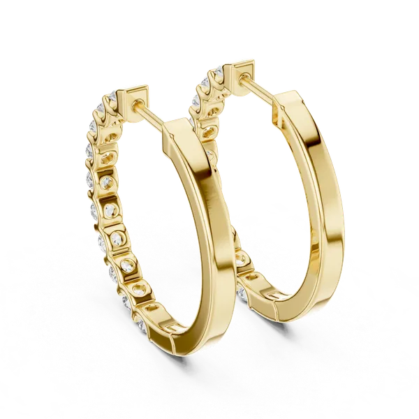 Golden_The_'Chandraprabha'_Eternity_Hoops_For_Women_|_92.5_Sterling_Silver