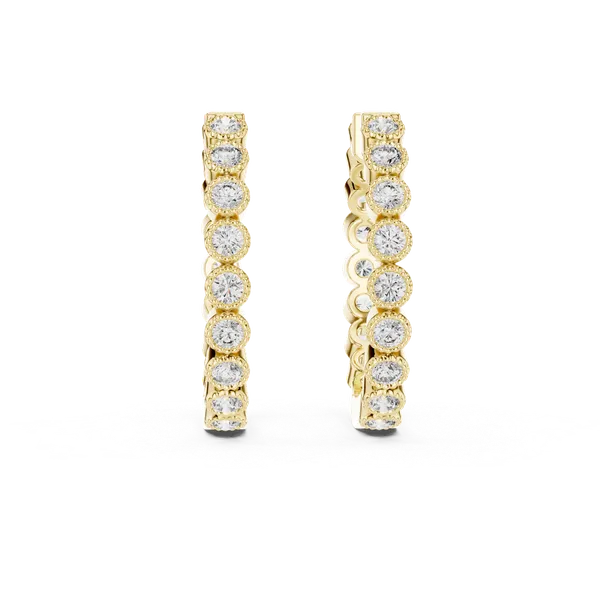 Golden_The_'Dhara_Solitaire_Hoops'_925_Sterling_Silver_Geometric_Earrings__For_Women_|_92.5_Sterling_Silver