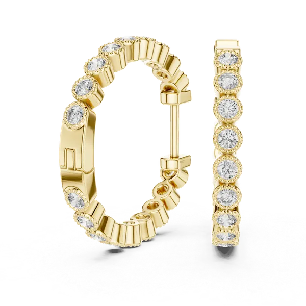 Golden_The_'Dhara_Solitaire_Hoops'_925_Sterling_Silver_Geometric_Earrings__For_Women_|_92.5_Sterling_Silver