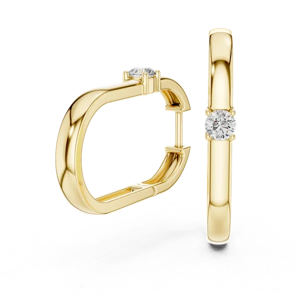 Golden_The_'Dhara_Solitaire_Hoops'_Geometric_Earrings__For_Women_|_92.5_Sterling_Silver
