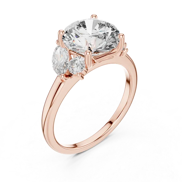 Rose_Gold_The_'Elysian_Cascade'_Rose_Gold_Solitaire_Accent_Ring_For_Women_|_92.5_Sterling_Silver