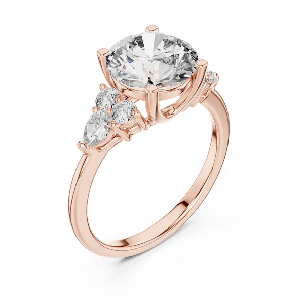 Rose_Gold_The_'Eternity_Flora'_Rose_Gold_Diamond_Cluster_Ring_For_Women_|_92.5_Sterling_Silver