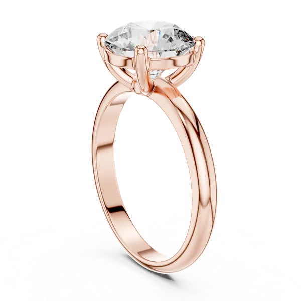 Rose_Gold_The_'Jyoti'_Round_Brilliant_Solitaire_For_Women_|_92.5_Sterling_Silver