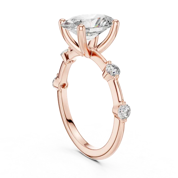 Rose_Gold_The_'Kiran'_Eternal_Oval_Solitaire_For_Women_|_92.5_Sterling_Silver