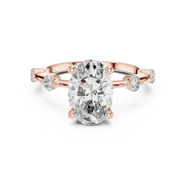 Rose_Gold_The_'Kiran'_Eternal_Oval_Solitaire_For_Women_|_92.5_Sterling_Silver