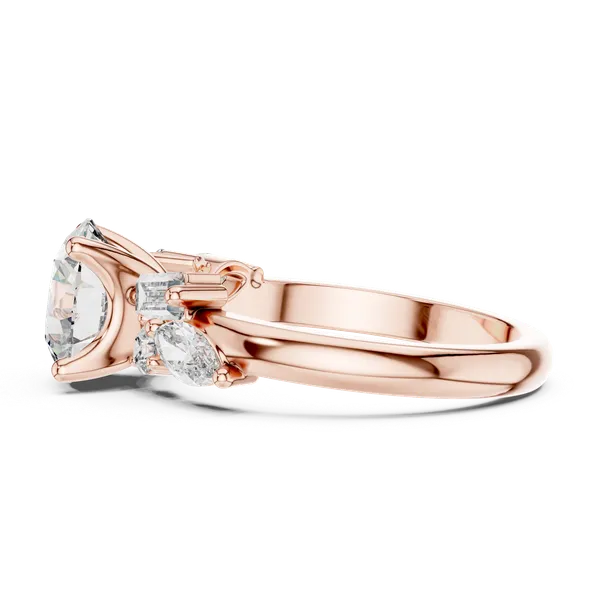 Rose_Gold_The_'Kutumba'_Diamond_Bouquet_Ring_For_Women_|_92.5_Sterling_Silver