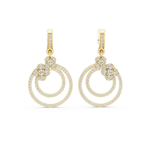 Golden_The_'Marichi_Column'_925_Sterling_Silver_Dangler_Hoops__For_Women_|_92.5_Sterling_Silver