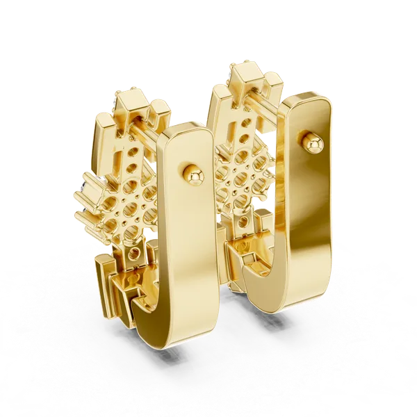 Golden_The_'Marichi_Column'_925_Sterling_Silver_Dangler_Hoops__For_Women_|_92.5_Sterling_Silver