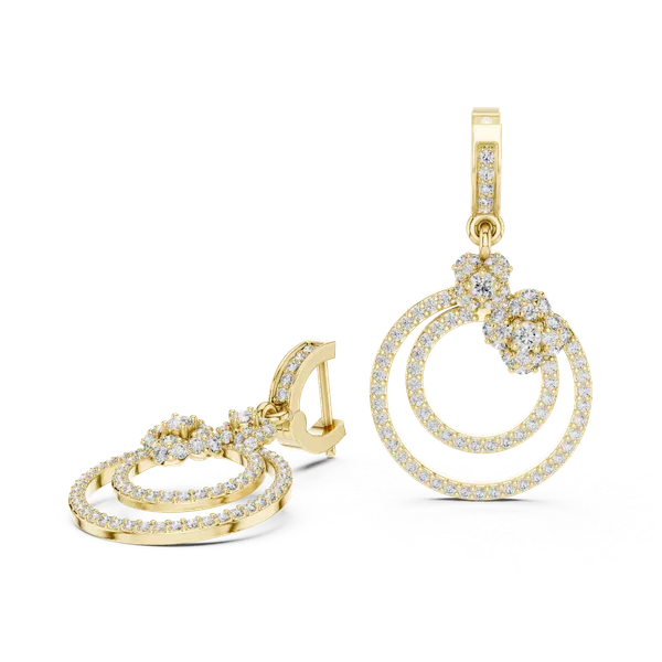 Golden_The_'Marichi_Column'_925_Sterling_Silver_Dangler_Hoops__For_Women_|_92.5_Sterling_Silver