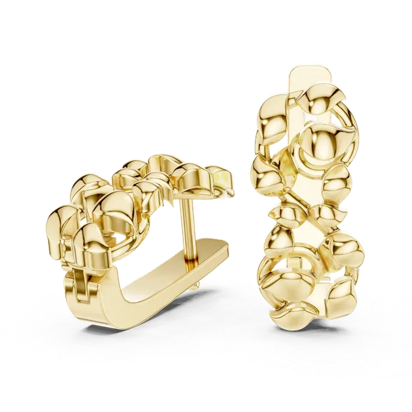 Golden_The_'Marichi_Column'_925_Sterling_Silver_Dangler_Hoops__For_Women_|_92.5_Sterling_Silver