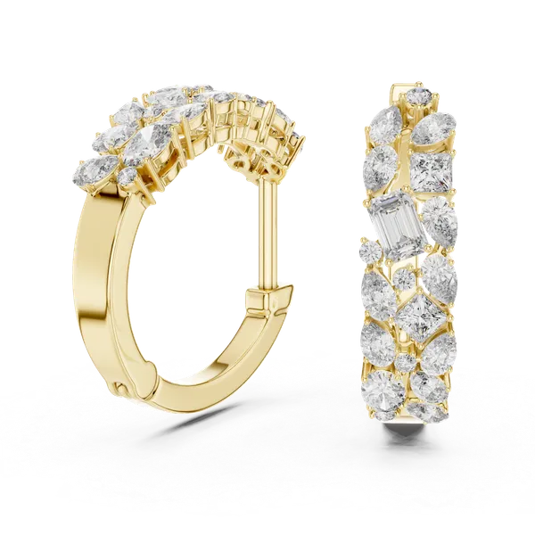 Golden_The_'Mayura_Wheel_Hoops'_925_Sterling_Silver_Multi-Cut_Earrings__For_Women_|_92.5_Sterling_Silver
