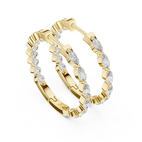 Golden_The_'Mogra_Chain_Hoops'_925_Sterling_Silver_Alternate-Cut_Earrings__For_Women_|_92.5_Sterling_Silver