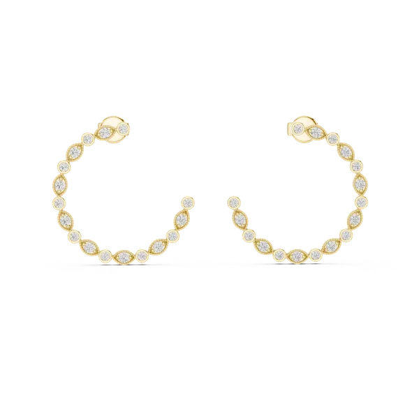 Golden_The_'Mogra_Chain_Hoops'_925_Sterling_Silver_Alternate-Cut_Earrings__For_Women_|_92.5_Sterling_Silver
