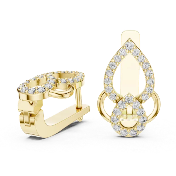 Golden_The_'Neerja_Pave_Drops'_925_Sterling_Silver_Hoops__For_Women_|_92.5_Sterling_Silver