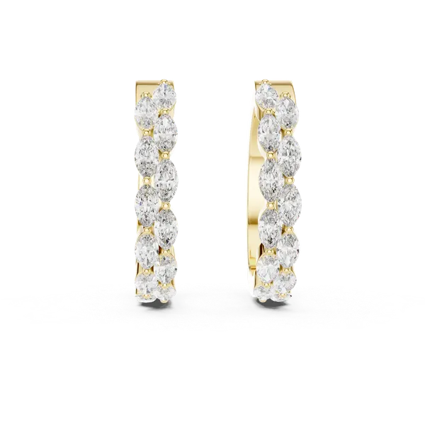 Golden_The_'Nitya_Sparkle'_Celestial_Diamond_Hoops_For_Women_|_92.5_Sterling_Silver
