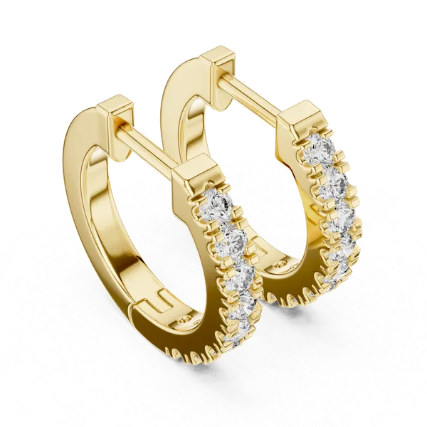 Golden_The_'Nitya_Sparkle'_Diamond_Gold_Hoops_For_Women_|_92.5_Sterling_Silver
