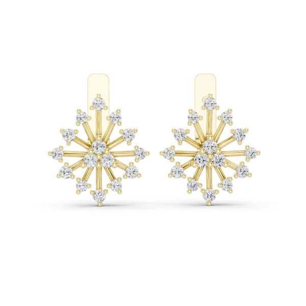 Golden_The_'Nova_Burst'_925_Sterling_Silver_Sparkle_Studs__For_Women_|_92.5_Sterling_Silver
