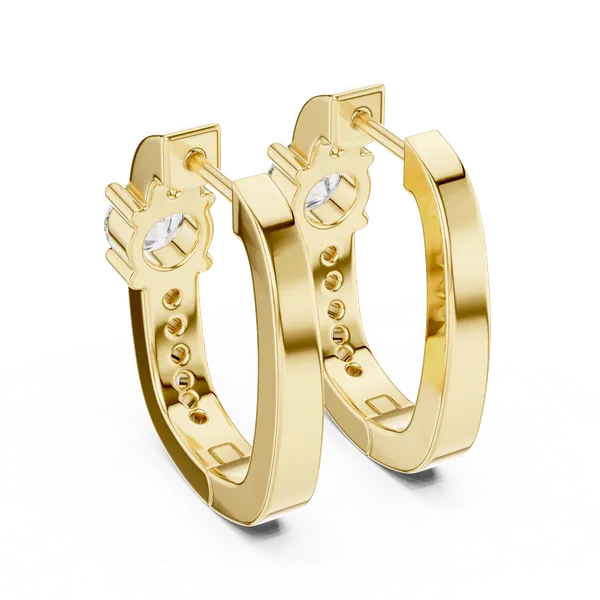 Golden_The_'Pankhuri'_Marquise_Diamond_Hoops_For_Women_|_92.5_Sterling_Silver