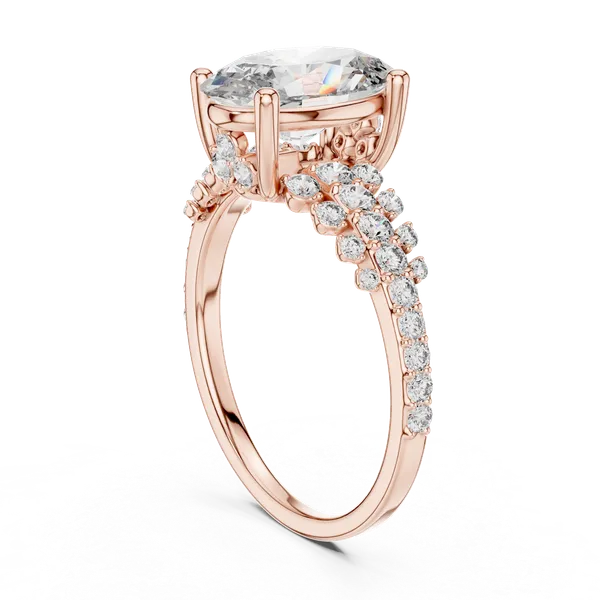 Rose_Gold_The_'Pravah'_Oval_Diamond_Solitaire_For_Women_|_92.5_Sterling_Silver