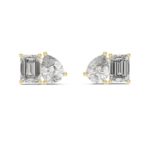Golden_The_'Riddhi_Duo-Cut_Studs'_925_Sterling_Silver_Earrings__For_Women_|_92.5_Sterling_Silver