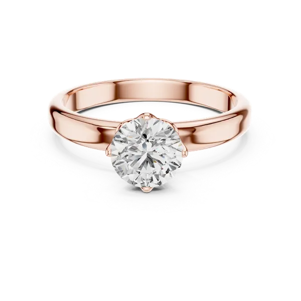 Rose_Gold_The_'Rose_Zenith'_Diamond_Solitaire_Collection_For_Women_|_92.5_Sterling_Silver