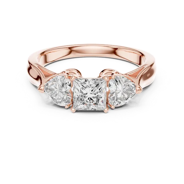 Rose_Gold_Regal_Square_925_Silver_Three_Stone_Ring_For_Women_|_92.5_Sterling_Silver