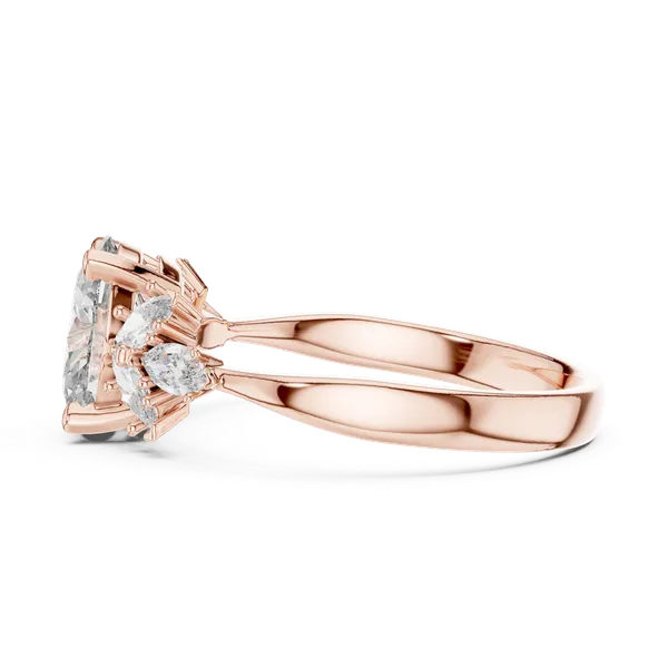Rose_Gold_The_'Stardust'_Rose_Gold_Diamond_Solitaire_&_Cluster_Collection_For_Women_|_92.5_Sterling_Silver
