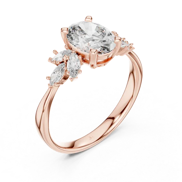 Rose_Gold_The_'Stardust'_Rose_Gold_Diamond_Solitaire_&_Cluster_Collection_For_Women_|_92.5_Sterling_Silver