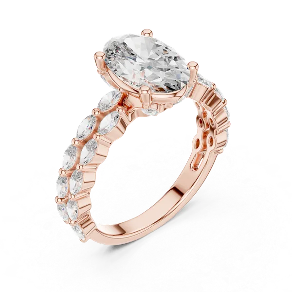 Rose_Gold_The_'Swapna'_Diamond_Garden_Ring_For_Women_|_92.5_Sterling_Silver