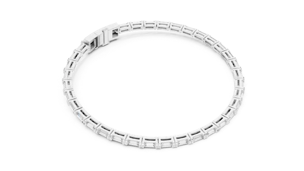 Silver_The_'Taran'_Dual-Row_Emerald_Diamond_Bracelet_For_Women_|_92.5_Sterling_Silver