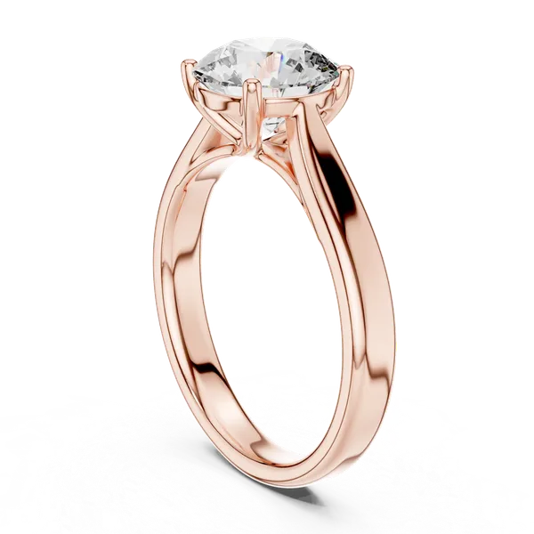 Rose_Gold_The_'Utkarsh'_Elevated_Solitaire_For_Women_|_92.5_Sterling_Silver