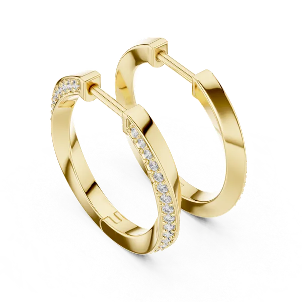 Golden_The_'Vakra'_Pave_Diamond_Hoops_For_Women_|_92.5_Sterling_Silver
