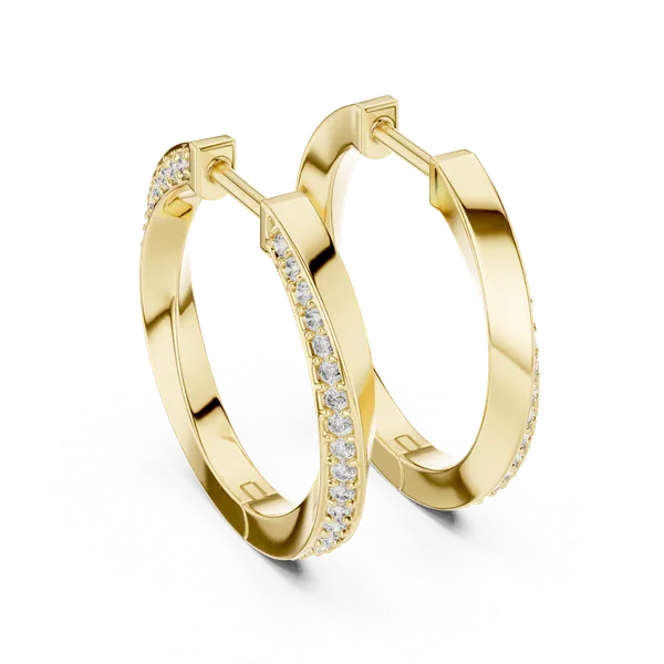 Golden_The_'Vakra'_Pave_Diamond_Hoops_For_Women_|_92.5_Sterling_Silver