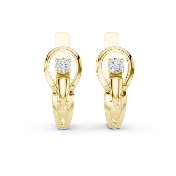 Golden_The_'Vayu_Solitaire'_925_Sterling_Silver_Mini_Hoops__For_Women_|_92.5_Sterling_Silver