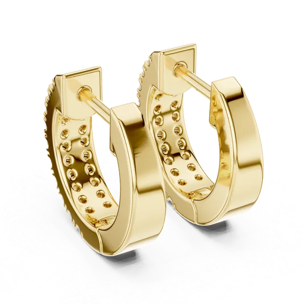 Golden_The_'Zenith_Gleam_Hoops'_925_Sterling_Silver_Two-Row_Earrings__For_Women_|_92.5_Sterling_Silver